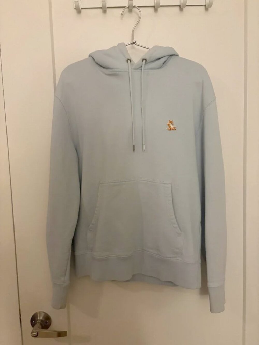 Maison Kitsune Sky Color Hoodie Size S